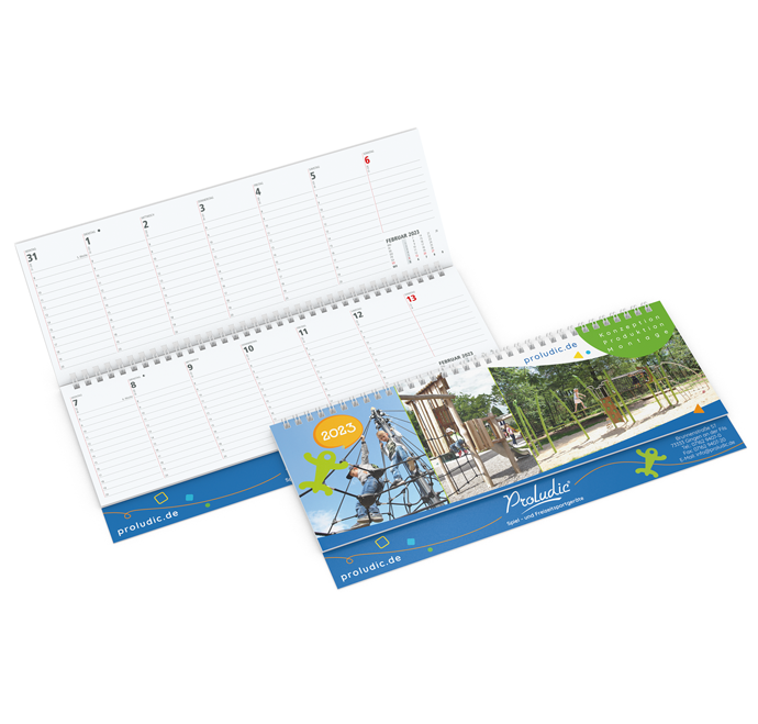 Tischquerkalender Business-Standard Softcover