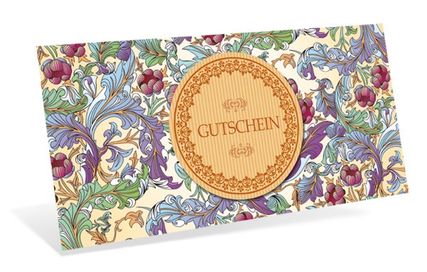 1209010301 Gutscheinkarte Classic "vintage letter" Gutscheinkarte Classic "vintage letter"