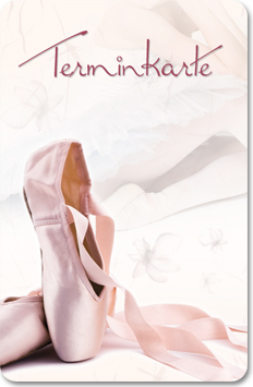 1204010237 Terminkarte "Ballerinas" Terminkarte "Ballerinas"