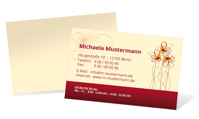 Visitenkarte "Dreiklang" Landscape Visitenkarte "Dreiklang" Landscape