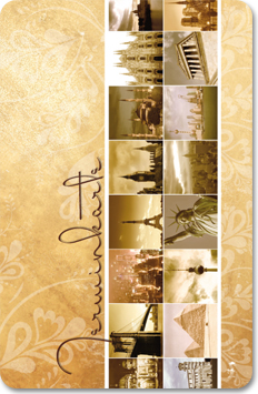 Terminkarte "Around the World" Terminkarte "Around the World"