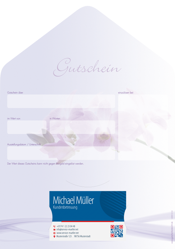 Gutscheinkarte Classic "süße Brise" Gutscheinkarte Classic "süße Brise"