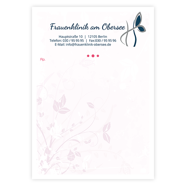 Privatrezepte Trend mit Eindruck Privatrezepte Trend mit Eindruck