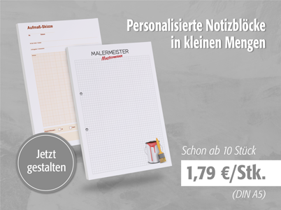 Personalisierte Notizblöcke Personalisierte Notizblöcke
